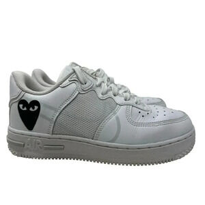 Nike Air Force 1 Low React Triple White Sneakers size 4Y custom design womens 6